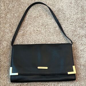 Michael Kors Beverly Leather Oversized Clutch With Removable Strap